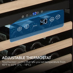 Whynter 24″ 100-Bottle Built-In Wine Refrigerator – Stainless Steel BWR-1002SD