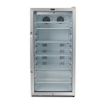 Whynter Commercial 10.6 cu. ft. Stainless Steel Commercial Beverage Merchandiser Display Refrigerator with Superlit Door and Lock – White CBM-1060XLW
