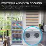 Whynter 8.1 cu. ft. Commercial Beverage Merchandiser Display Refrigerator with Superlit Door CBM-815WS