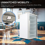 Whynter 8.1 cu. ft. Commercial Beverage Merchandiser Display Refrigerator with Superlit Door CBM-815WS