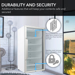 Whynter 8.1 cu. ft. Commercial Beverage Merchandiser Display Refrigerator with Superlit Door CBM-815WS