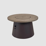 Outdoor Greatroom 48" Cirvalo Round Gas Fire Pit Table CIR-48-FSBR-K