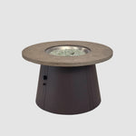 Outdoor Greatroom 48" Cirvalo Round Gas Fire Pit Table CIR-48-FSBR-K