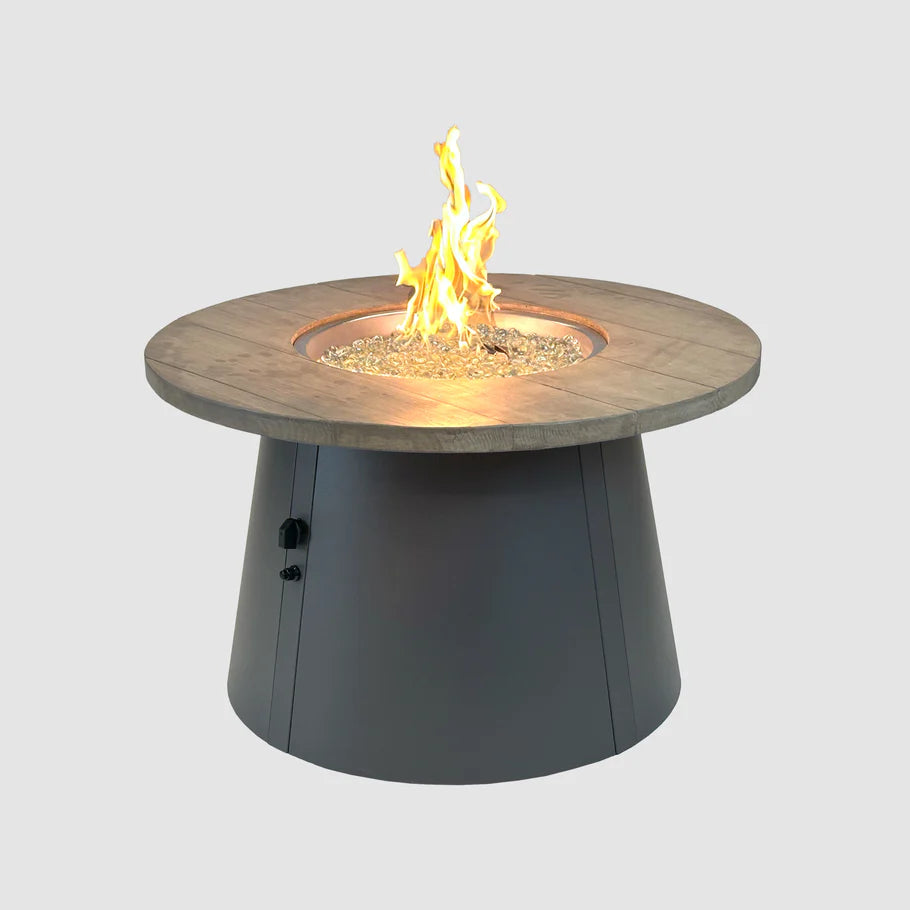 Outdoor Greatroom 42" Cirvalo Round Gas Fire Pit Table CIR-41-SOCG-K
