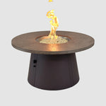 Outdoor Greatroom 48" Cirvalo Round Gas Fire Pit Table CIR-48-FSBR-K