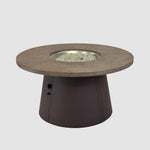 Outdoor Greatroom 48" Cirvalo Round Gas Fire Pit Table CIR-48-FSBR-K
