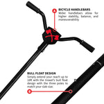Tomahawk 30" Portable Concrete Power Trowel with 18ft Bull Float Handle 37cc Engine JXPT30T