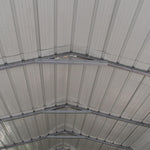 ALEKO 12W x 26L x 10H ft. Metal Carport with Corrugated Roof Panels and Sidewall Panels – Gray CPMS-12-26-GY-AP