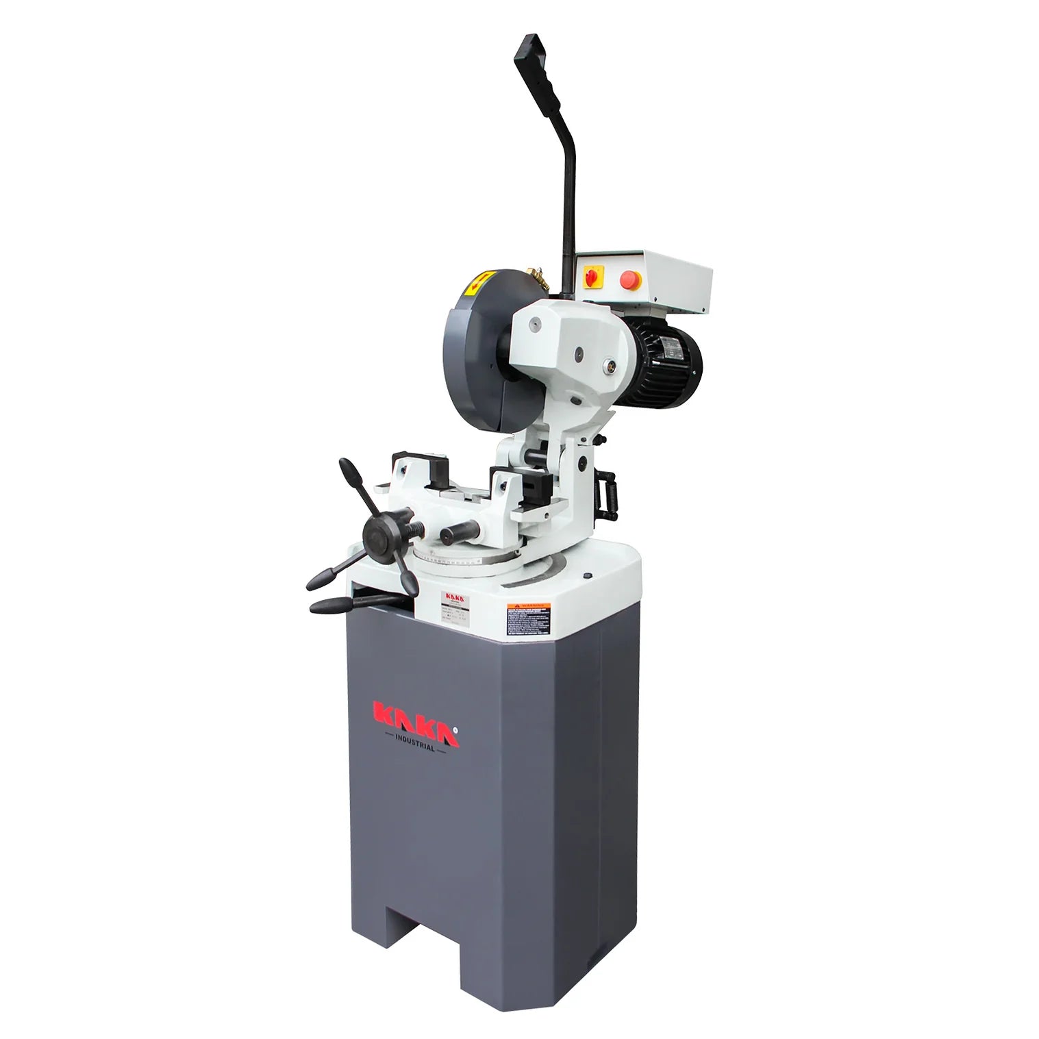 KaKa Industrial KAKA INDUSTRIAL Circular Coldsaw, 12 inch Heavy Duty Manual Metal Cutting Saw, 1.7HP 3-Phase Motor, 22/44 RPM Double Speed, with Swivel Head & Coolant System for Steel & Ferrous Metals - CS-12 188019V230