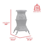 US Stove Caboose Potbelly Coal Stove 1869