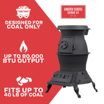 US Stove Caboose Potbelly Coal Stove 1869