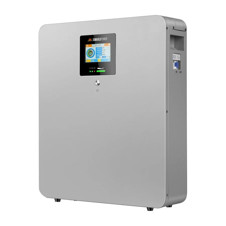 Sungold Wall Mounted 48V 100AH Residential Energy Storage Battery Pack Wi‑Fi & Bluetooth CoreX 5 Elite