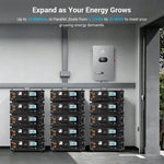 Sungold Server Rack 48V 100AH Residential Energy Storage Battery Pack Wi‑Fi & Bluetooth CoreX 5 Pro