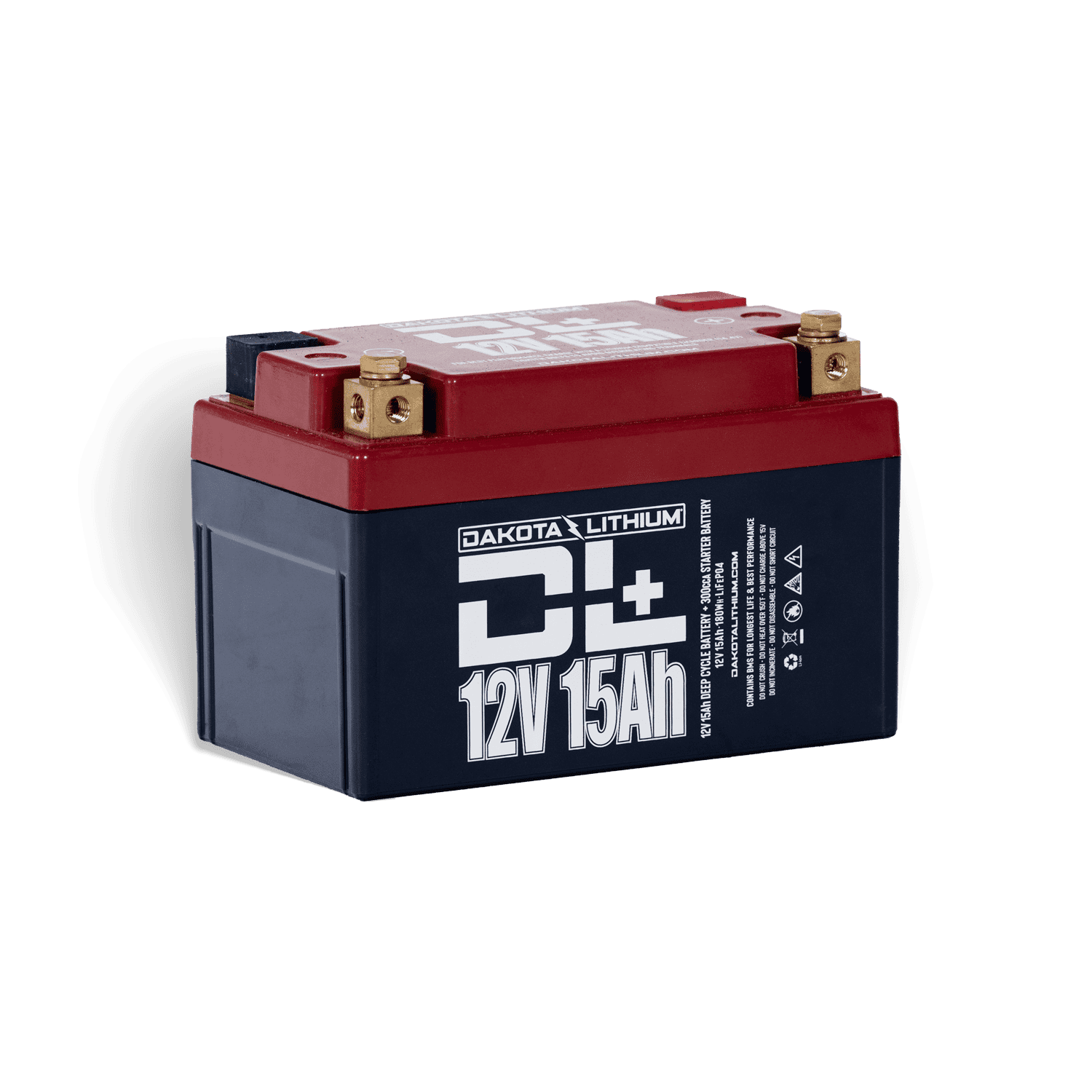 Dakota Lithium DL+ 12v 15Ah Dual Purpose 300cca LIFEPO4 Battery