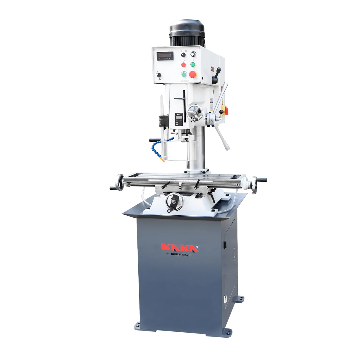 KaKa Industrial Mill Drill Machine, 1.26" Max Drilling & 2.95" Face Milling, Bench Lathe with Tapping, MT3 Spindle, Single-Phase 240V, for Home Workshop and Industrial Use DM-32A 183038V220