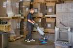 Prolux Cordless Commercial Micro Dual Brush Floor Cleaner, Scrubber and Buffer PLCC430BN