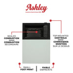 Ashley 8,000 BTU Direct Vent Wall Heater DVAG8L