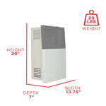 Ashley 8,000 BTU Direct Vent Wall Heater DVAG8L