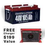 Dakota Lithium 48V 105Ah Deep Cycle LiFePO4 Battery DL-10548