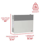 Ashley 25,000 BTU Direct Vent Wall Heater DVAG30L