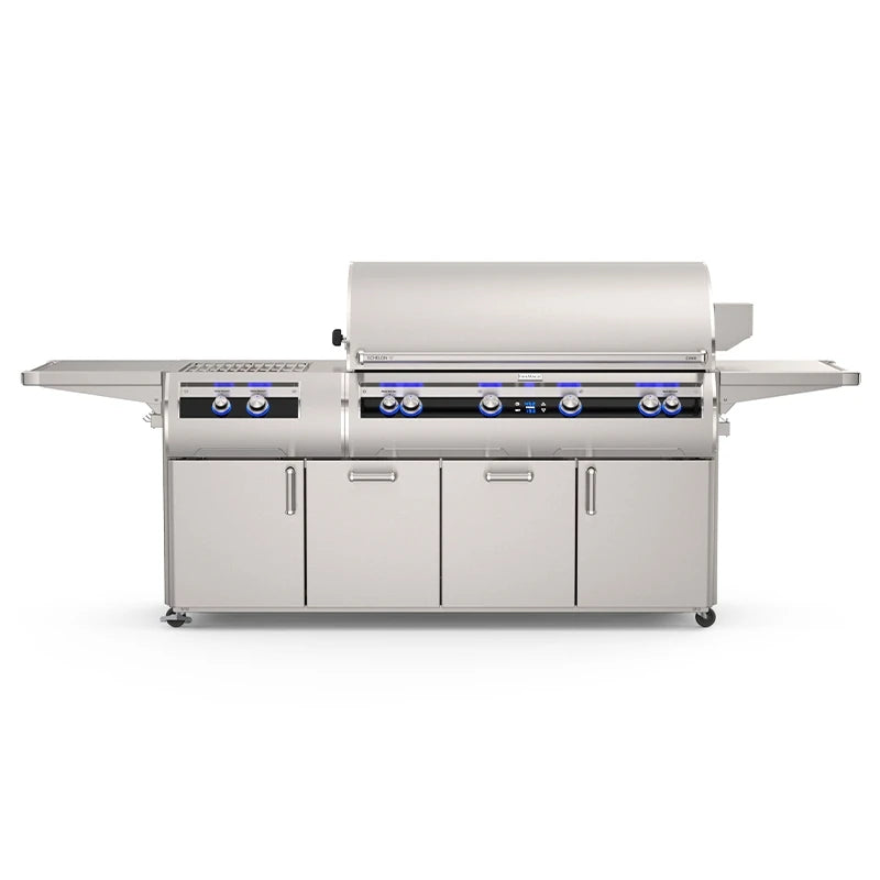 Fire Magic E1060s Portable Grill w/Digital Thermometer & Power Burner, Infrared Burner on Left Side, NG E1060s-9L1N-51-W