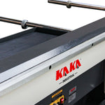 KaKa Industrial Sheet Metal Brake 98-inch, Electric Metal Brake Bender, 12-Ton 16-Gauge Capacity Magnetic Box and Pan Brake, 220V Single Phase with Foot Pedal Control, Includes Clamp Bars 173405V220