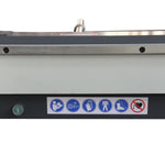 KaKa Industrial Sheet Metal Brake 98-inch, Electric Metal Brake Bender, 12-Ton 16-Gauge Capacity Magnetic Box and Pan Brake, 220V Single Phase with Foot Pedal Control, Includes Clamp Bars 173405V220
