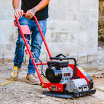 Tomahawk 2 HP Electric Vibratory Plate Compactor Tamper for Gravel Soil Compaction eJXPC50