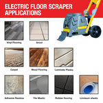 Tomahawk Electric Floor Scraper Vinyl Stripper Carpet Wood Floor Remover TSCP8