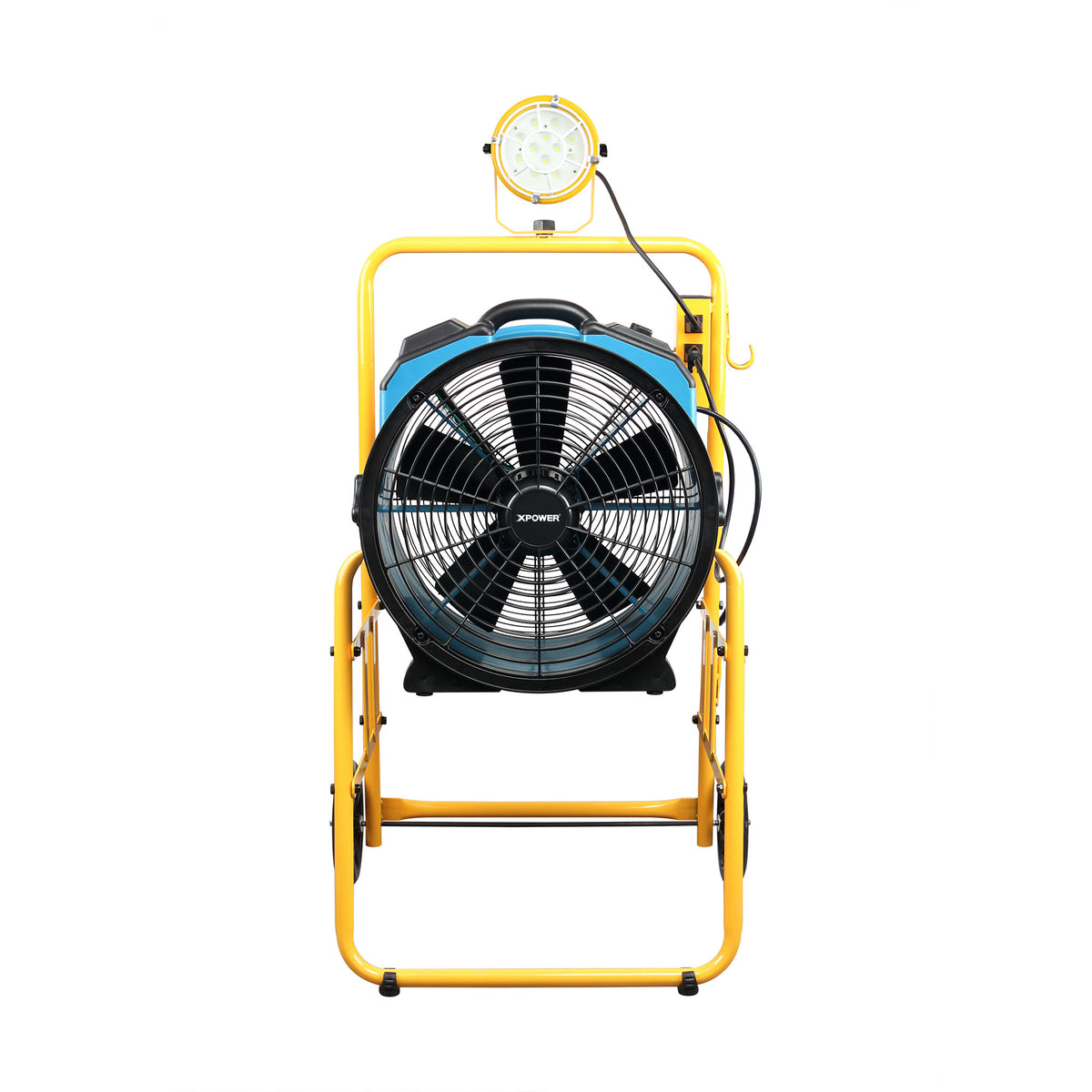 XPOWER FA-420K6 warehouse dock cooling fan kit blue - front view