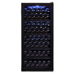 Whynter 124 Bottle Freestanding Wine Refrigerator FWC-1201BB