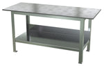 Vestil Steel Fixture Welding Table with 3/4 In. Thick Top 30 In. x 72 In. x 36-1/4 In. 8000 Lb. Capacity Bare FWT-075-3072