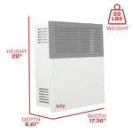 Ashley 11,000 BTU Direct Vent Dual Fuel Wall Heater DVAG11-DF