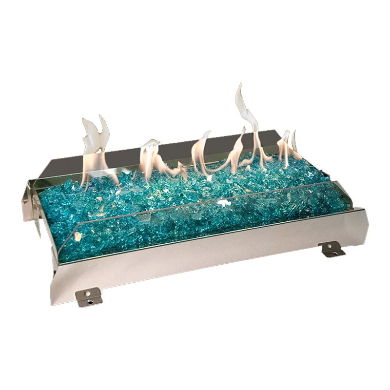 Real Fyre G21 Vent-Free See-Thru System Set With Remote, Burner G21-GL-2-18-12