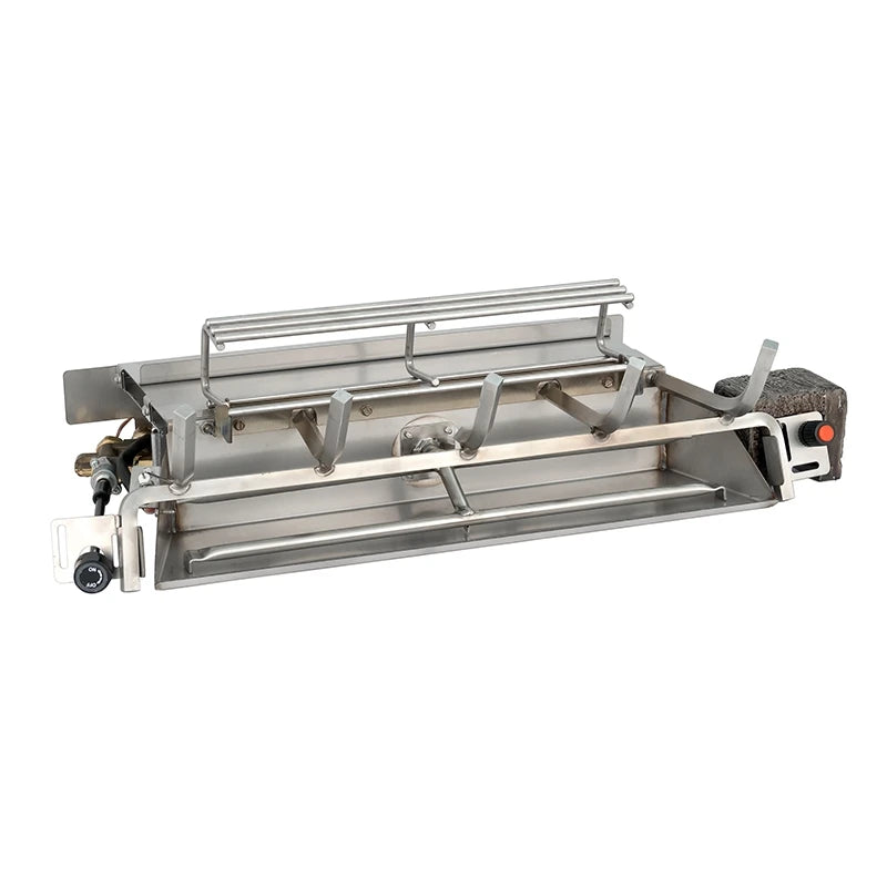 Real Fyre Stainless Steel Vented G52 Fireplace Burner G52-24/30-SS