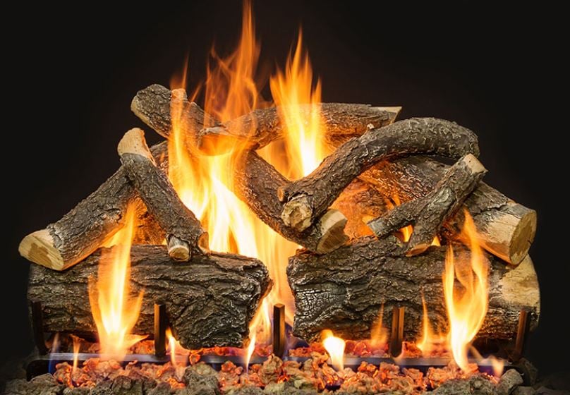 Grand Canyon 30" Arizona Weathered Oak Charred 9-Piece Log Set AWOC30LOGS