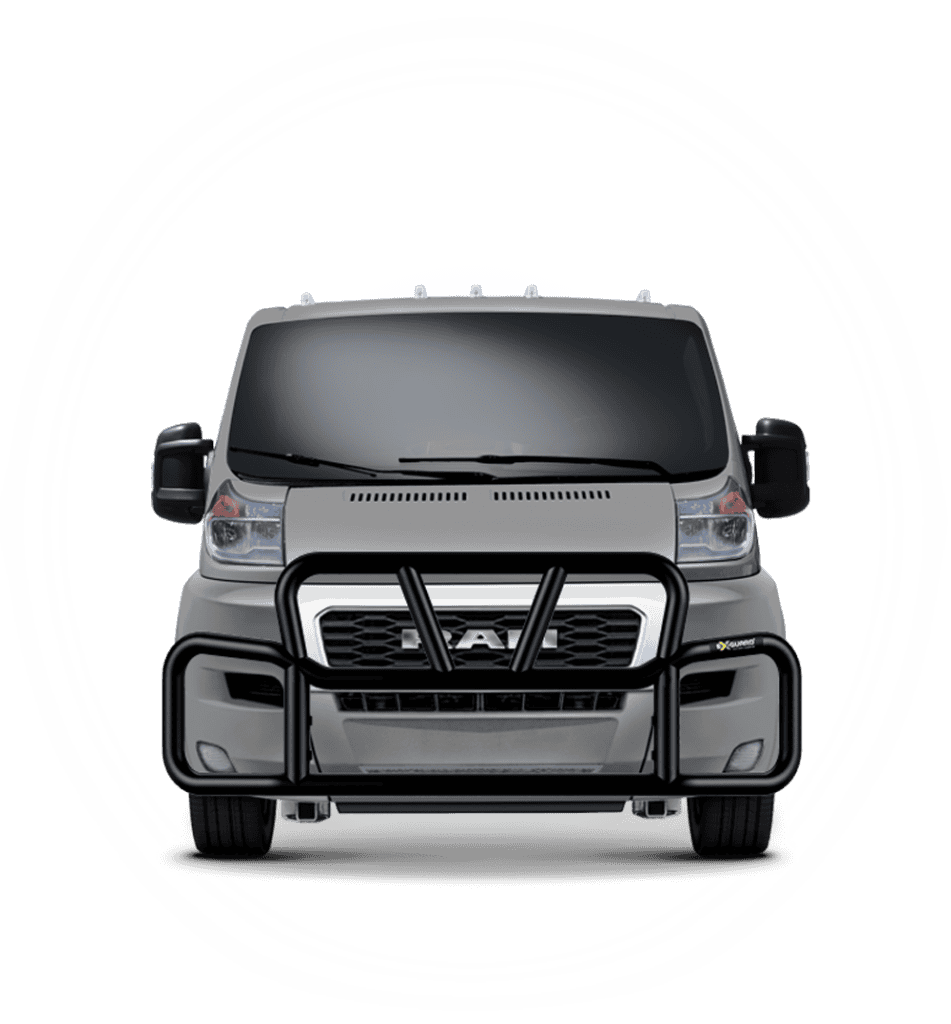 Ex-Guard Grille Guard Kit Mounting Bracket With Lower Front-End Coverage For '14-Newer RAM Promaster CV-14RPM-25B-KIT