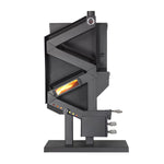 Wiseway GW1949 2,000 Sq Ft EPA Certified Gravity Fed Non-Electric Pellet Stove GW1949