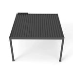 ALEKO 12x13 ft. Powered Aluminum Wall-Mounted Pergola with LED Lights - Galaxy Collection PERG12X13GALAXY-AP