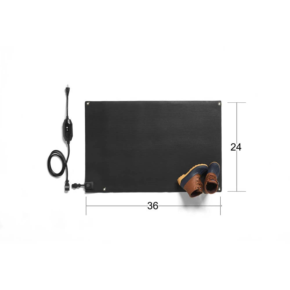 HeatTrak Heated Snow Melting Entrance Mat - Small - 24"x36" HDM24-36P