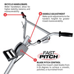 Tomahawk 36" Honda Concrete Fast Pitch Power Trowel with 9HP Honda GX270 Finishing Blades Finishing Tool TPT36FXH-270