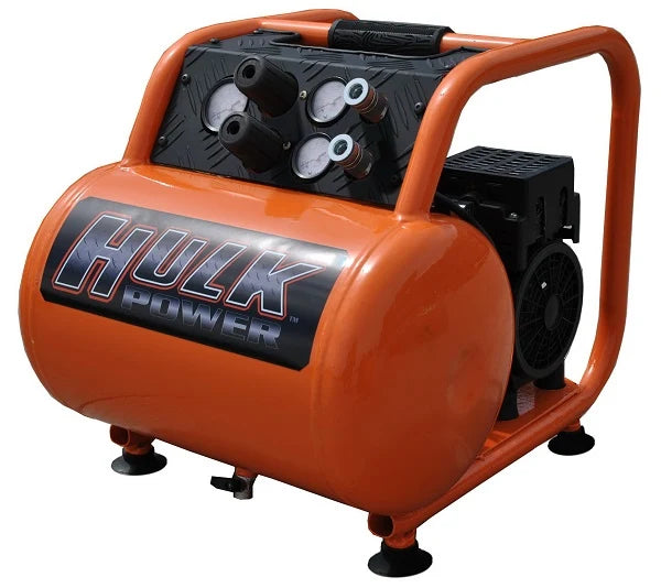 Hulk Air Compressor | Silent | 3.24 CFM @ 90 PSI | 1.5 HP | 5 Gallon Tank HP15P005SS