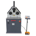 KaKa Industrial Roll Bending Machine,Heavy Duty Hydraulic Bender for Steel Pipe, Tube & Bar, 2HP Motor, 220V 3-Phase, Bends 2 inch Flat Bar, 1.2inch Round Bar and 2 inch Square Tube HRBM-40HV 191022V230V460