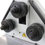 KaKa Industrial Roll Bending Machine,Heavy Duty Hydraulic Bender for Steel Pipe, Tube & Bar, 2HP Motor, 220V 3-Phase, Bends 2 inch Flat Bar, 1.2inch Round Bar and 2 inch Square Tube HRBM-40HV 191022V230V460
