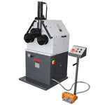 KaKa Industrial Roll Bending Machine- Heavy Duty Hydraulic Profile Bender for Steel Pipe, 3HP Heavy Duty Bender for 2.4 inch Flat Bar, 1.4 inch Round Tube & 2 inch Square Bar, 220V 3-Phase HRBM-50HV 191023V230V460