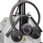 KaKa Industrial Roll Bending Machine Heavy Duty Hydraulic Processes Flat Bar, Square Tube, Round Bar and Structural Sections, Horizontal/Vertical Operation, 220V 3PH HRBM-65H 191021V230V460
