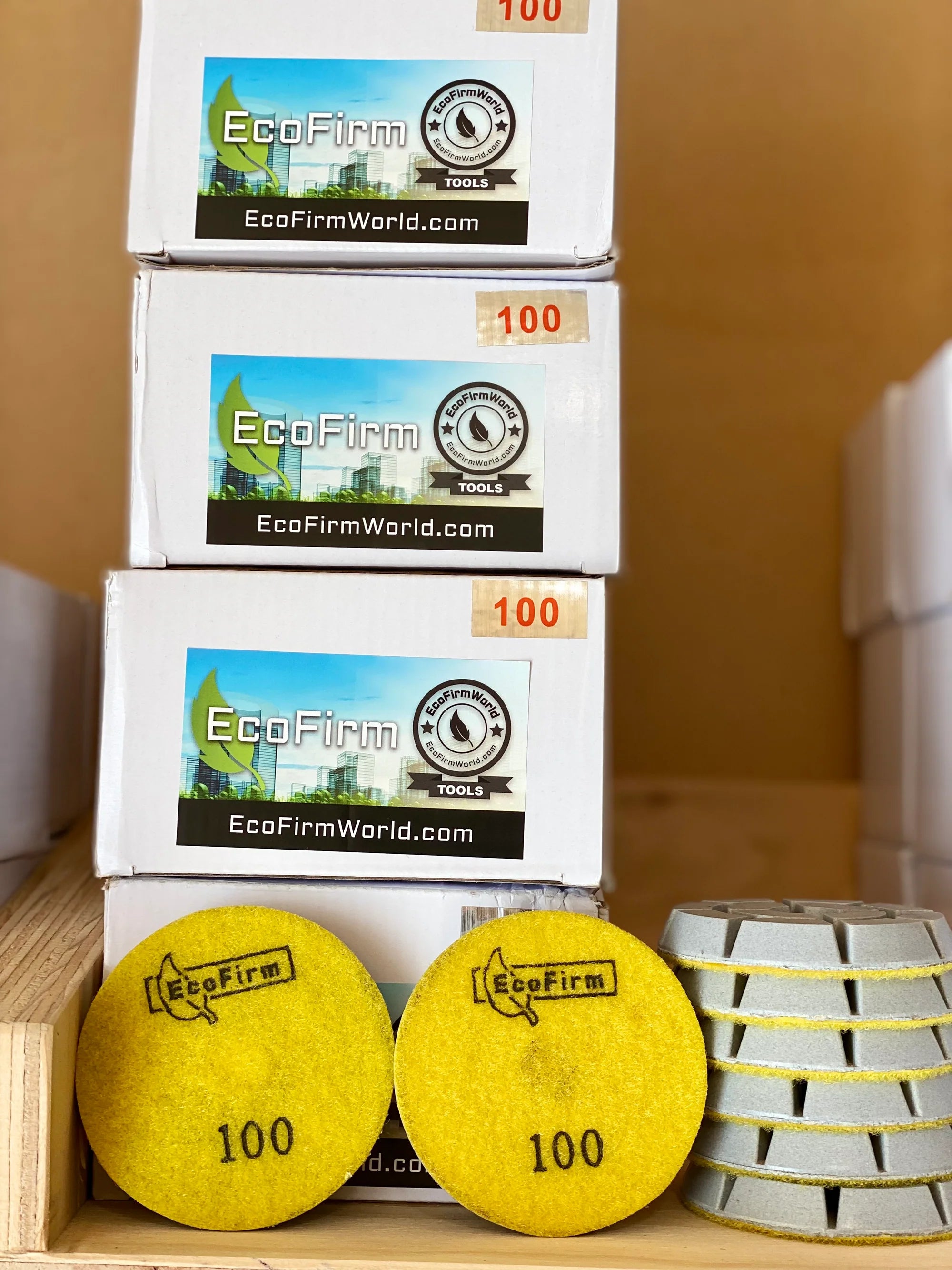 3" EcoFirm Wet & Dry Resin Pads 100G (QTY 10)