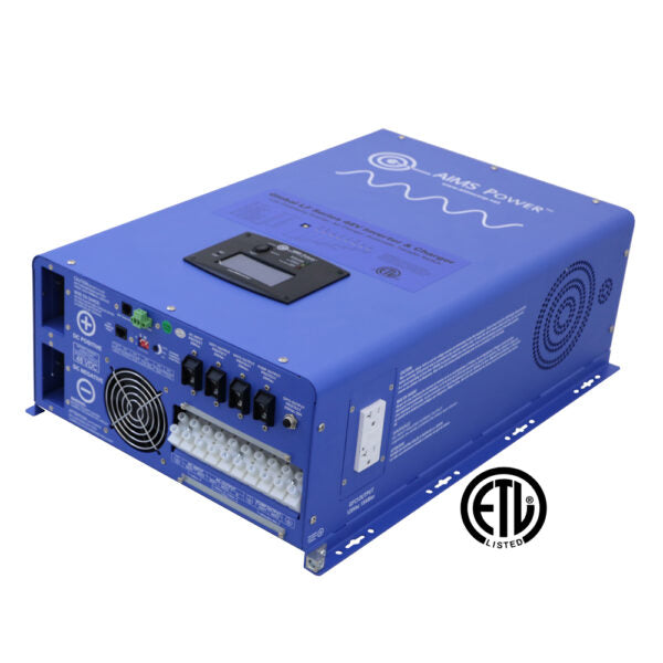 Aims Power 8000W 48V Inverter / Charger, Split Phase PICOGLF80W48V240VS