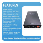 Aims Power 24V 400Ah LiFePO4 Battery LFP24V400A