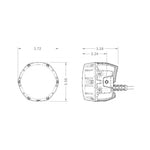 ARB NACHO 4-inch LED Lights, 60W Hybrid Spot PM411